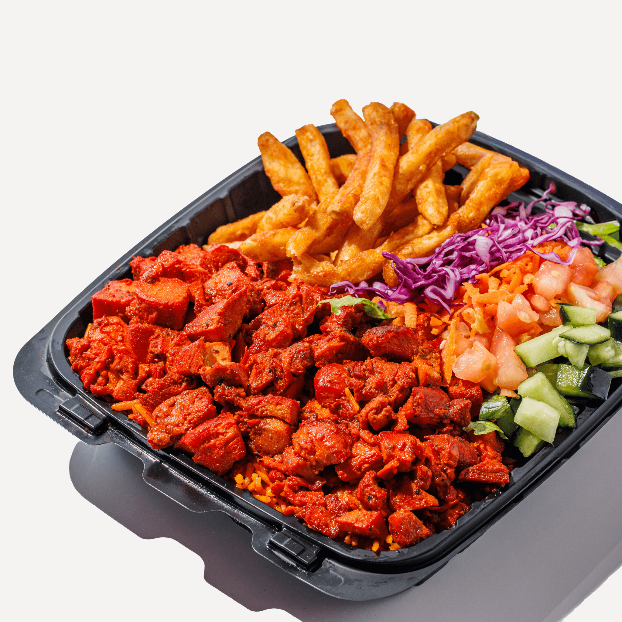 CHICKEN OVER RICE.