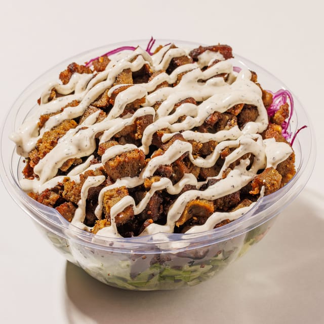 Mixed Chicken and Lamb Salad.