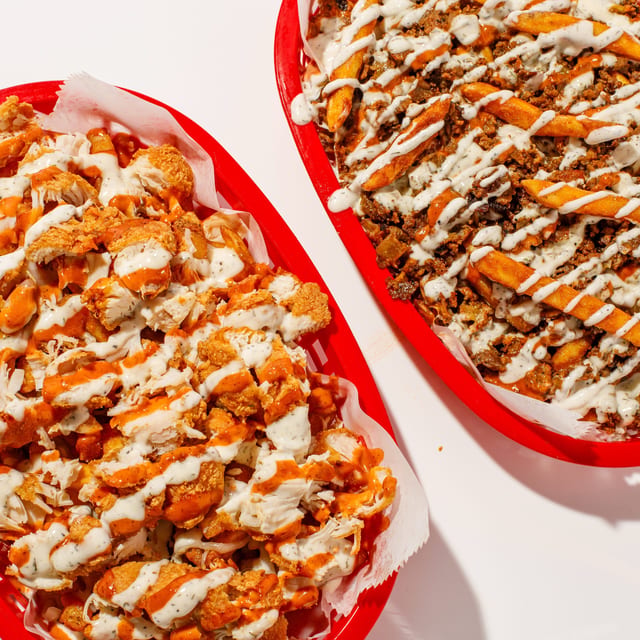OG Fries Half Chicken & Half Steak.